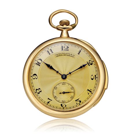 patek philippe 18k pocket watch minute repeater